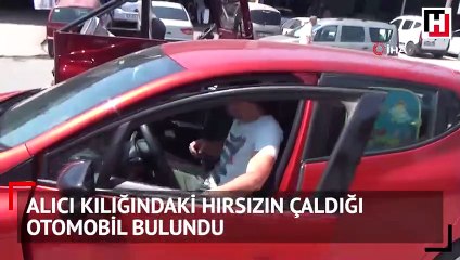 Satın alma bahanesiyle çalınan otomobil çekicinin dikkati sayesinde bulundu