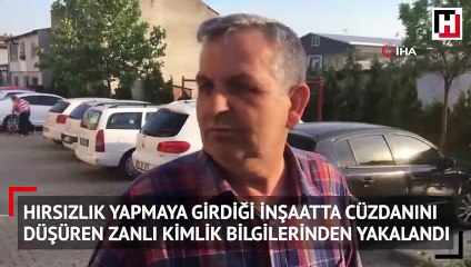 Bursa'da hırsızı cüzdanı yakalattı