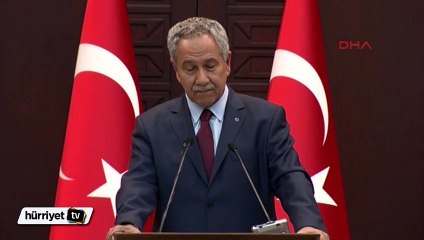 Bülent Arınç'tan açıklamalar