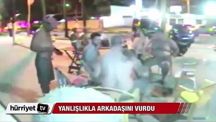 Yanlışlıkla arkadaşını vurdu