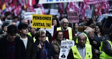 Inicio del otoño en lucha de los pensionistas: 