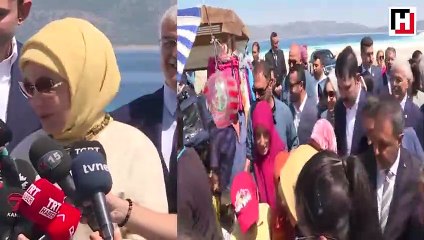 Emine Erdoğan, Salda Gölü'nde