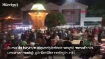 Bursa'da tedirgin eden görüntü! Sosyal mesafeyi hiçe saydılar
