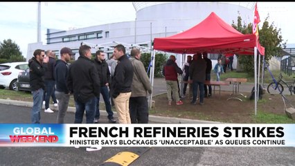 France fuel crisis: Strikes continue as trade union snubs pay rise offer