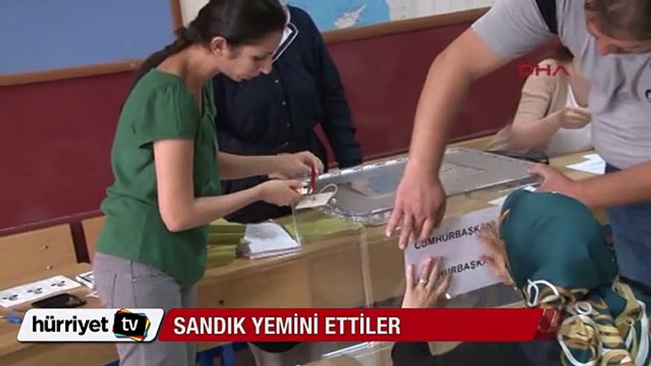 Sandık yemini ettiler