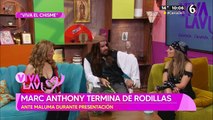 Marc Anthony se pone de rodillas ante Maluma