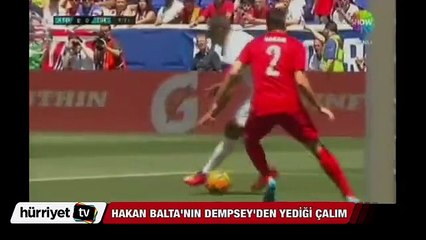 Hakan Balta öyle bir çalım yedi ki