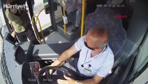 Halk otobüsü şoförü, maske tartışmasında yolcuyu bıçakladı, o anlar kamerada