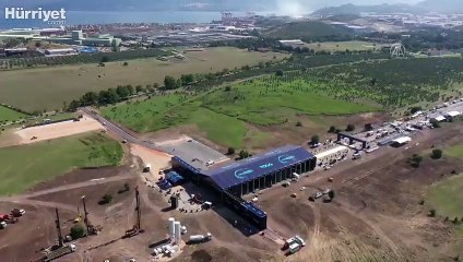 "Türkiye'nin Otomobili"nin üretileceği alan havadan görüntülendi