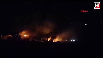 Bursa'da sanayi sitesi'nde yangın ve patlama sesleri