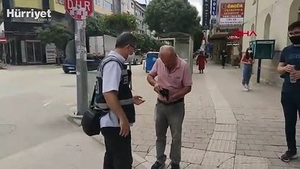 Polise, 'Maske zorunluluğundan haberim yok' dedi, kimliğini bırakıp gitti