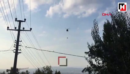 Uludağ eteklerinde orman yangını