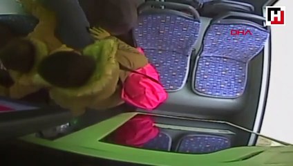 Otobüsteki kavganın görüntüleri ortaya çıktı