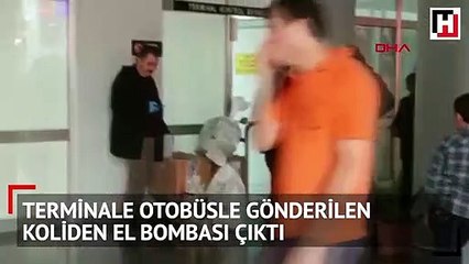 Bursa otogarda kolinin içinden çıktı... Hemen polise haber verdiler