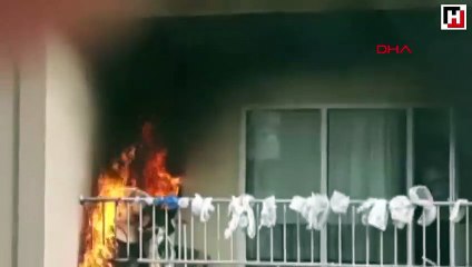 Bursa'da atılan sigara yangına sebep oldu