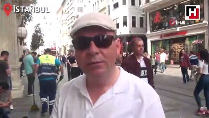 Kendi mezar taşını yaptırıp Taksim’de dolaştı