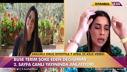 Buse Terim nasıl 25 kilo verdiğini anlattı
