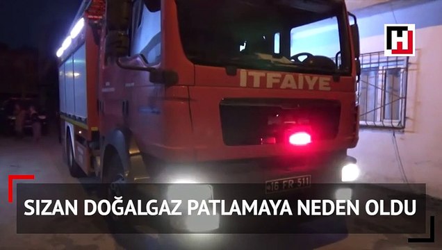 Sızan doğalgaz patlamaya neden oldu: 3 yaralı