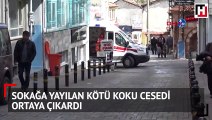 Bursa'da sokağa yayılan kötü koku, cesedi ortaya çıkardı