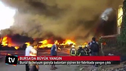 Bursa'da büyük yangın