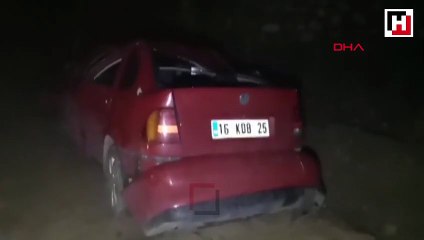 Şehir manzarasını izlerken, otomobille uçuruma yuvarlandılar: 2 yaralı