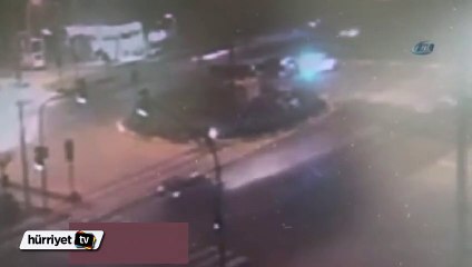 Bursa'da 3 kişinin öldüğü kaza güvenlik kamerası
