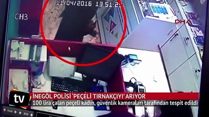 İnegöl polis ‘peçeli tırnakçıyı’ arıyor