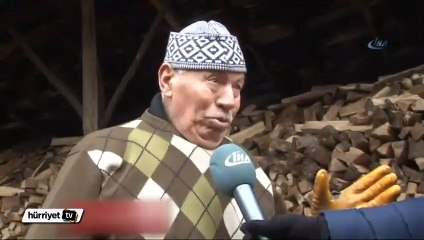 80'lik delikanlı tek bacağıyla tonlarca yükün altında