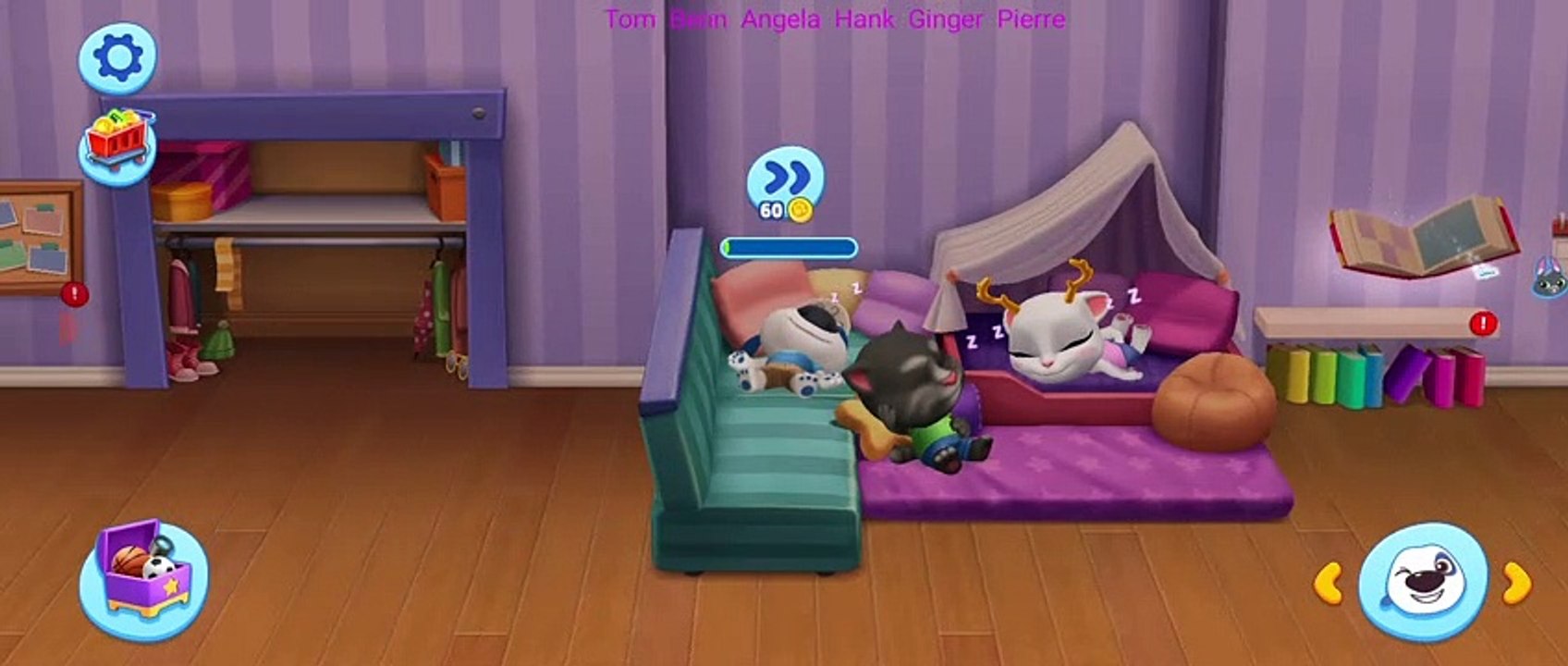 Talking Tom Benn Angelam Hank Ginger Pierre Hello Kitty Toca Scary Teacher Prankster ❤
