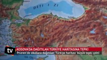 Prizren'de okullara dağıtılan 'Türkiye haritası' büyük tepki çekti