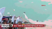 Bursa'da nefes kesen gösteri