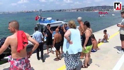 Büyükçekmece 'de denizde yüzen kişi kayboldu