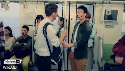 Çin'de çarpıcı reklam kampanyası