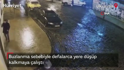Olumsuz hava şartları gülümseten görüntülere neden oldu