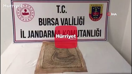 Bin 300 yıllık olduğu tespit edilen kadın figürlü mozaik ele geçirildi