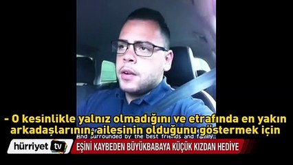 Aldığı hediye gözyaşlarına boğdu
