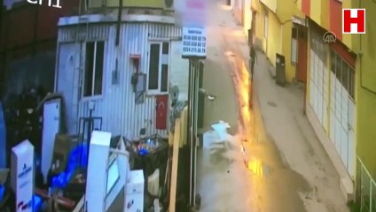 Hurdalıktaki silahlı kavga güvenlik kamerasında