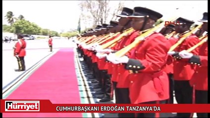 Cumhurbaşkanı Erdoğan Tanzanya'da