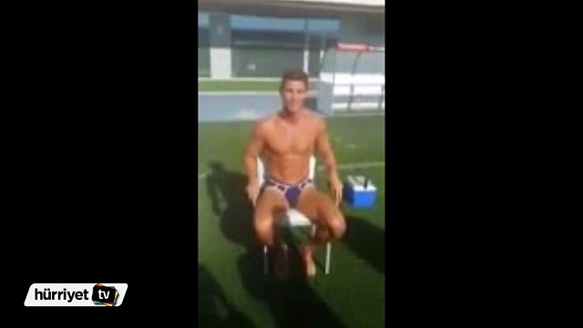 Buz kovası düellosu! Ronaldo ve Jennifer Lopez böyle meydan okudu