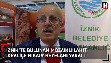 İznik'te bulunan Lahit büyük heyecan yarattı