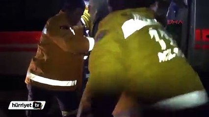 Yolcu otobüsü şarampole yuvarlandı 1 ölü, 38 yaralı