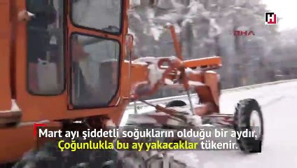 Uludağ'a bir gecede 30 santimetre kar yağdı