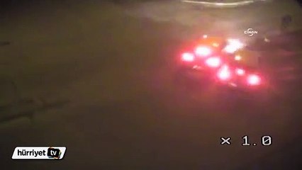 Buzlu yollar sürücülere zor anlar yaşattı