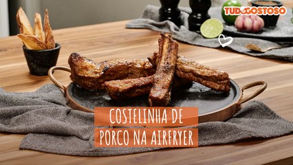 Costelinha de Porco na Airfryer