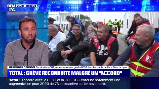 Grèves: Ces personnes demandent juste à avoir leur part du gâteau , défend le syndicaliste CGT Bérenger Cernon