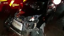 Forte colisão deixa dois jovens feridos na Rodovia BR-467 em Cascavel