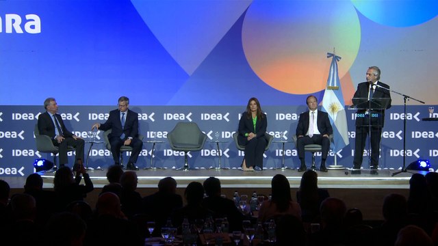 El presidente Alberto Fernández brindó el discurso de cierre del 58° Coloquio IDEA