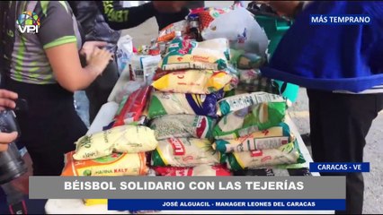 El Béisbol solidario con Las Tejerías - 14Oct - VPItv