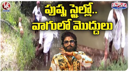 Teak Wood Smuggling In Pragathi Dharmaram | Ramayampet | V6 Teenmaar