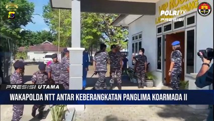 Wakapolda NTT dan Forkopimda Antar Keberangkatan Panglima Koarmada II